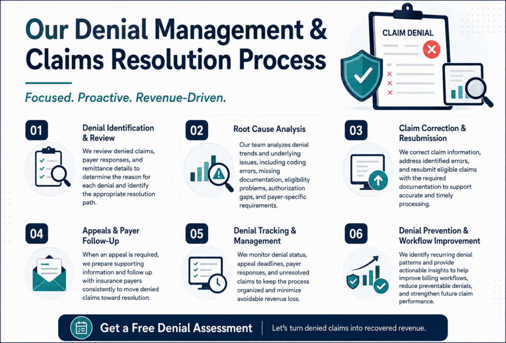 our denial management services